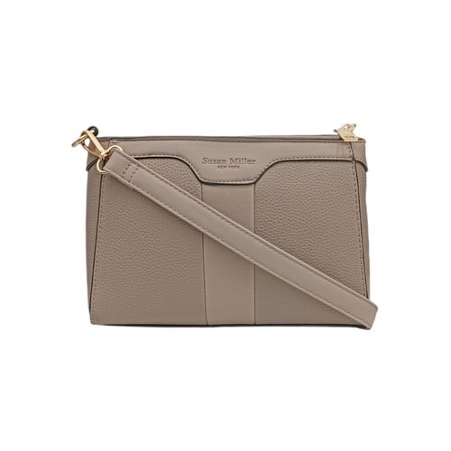 Crossbody beige sólido