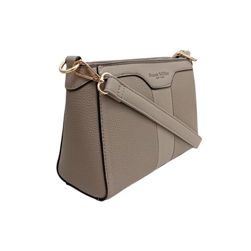 Crossbody beige sólido