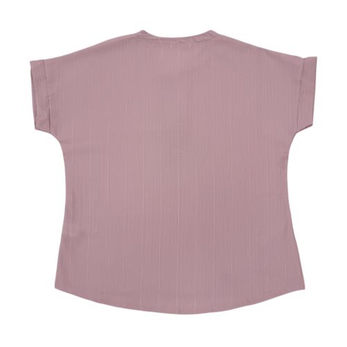 Blusa curvy rosa sólido