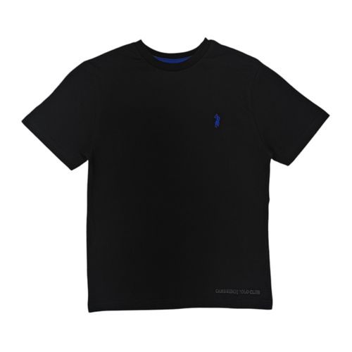 Camiseta negra sólida