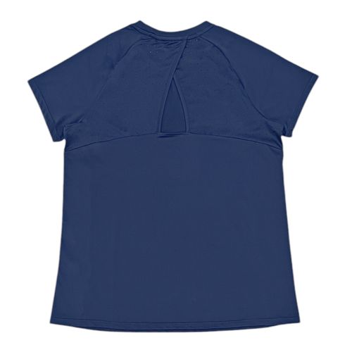 Camiseta deportiva azul sólido