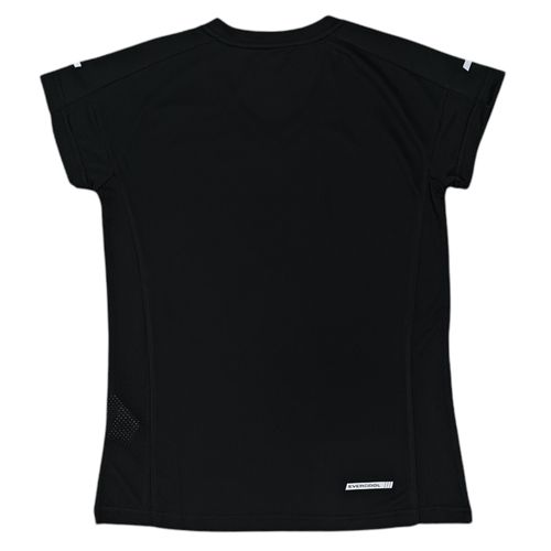 Camiseta deportiva negro sólido