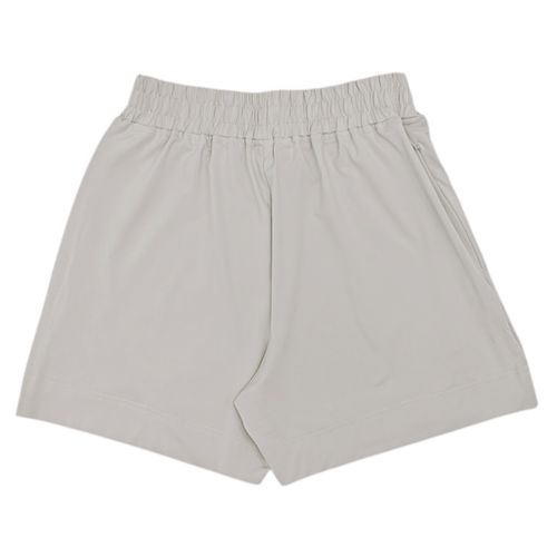 Short deportivo ivory sólido