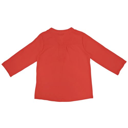 Blusa curvy rojo sólido