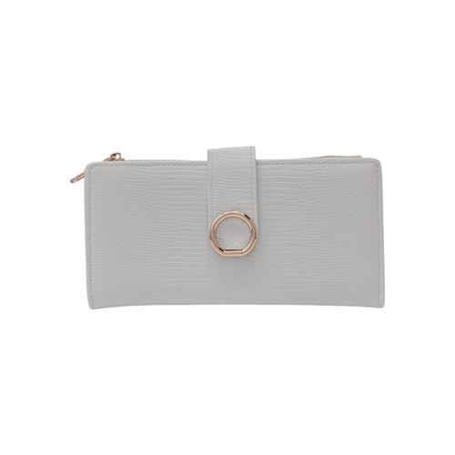 Billetera bifold blanco sólido