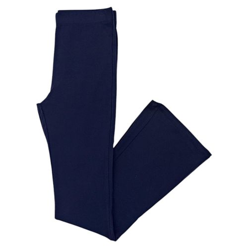 Leggins flare navy sólida