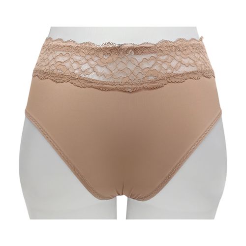 Panty hípster nude de encaje