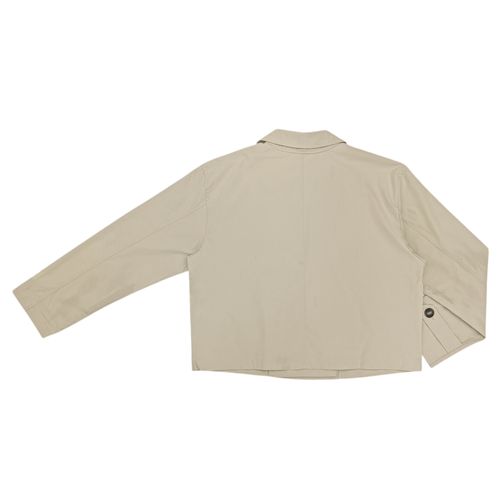 Chaqueta beige sólido