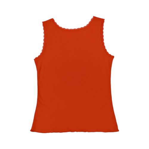 Tank top rojo estampado