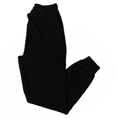 Jogger deportivo negro sólido