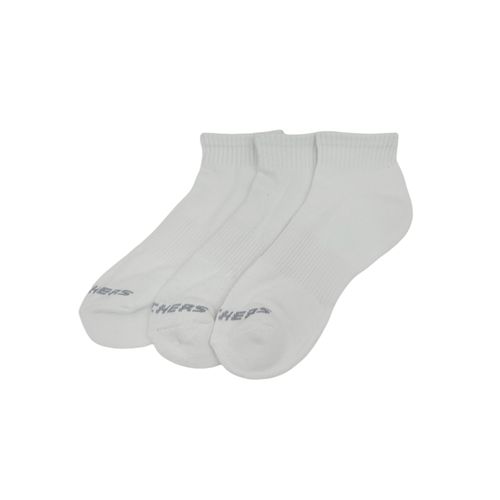 Set de 3 pares de calcetines blancos sólidos