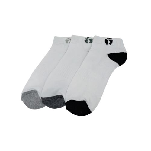 Set de 3 pares de calcetines blancos