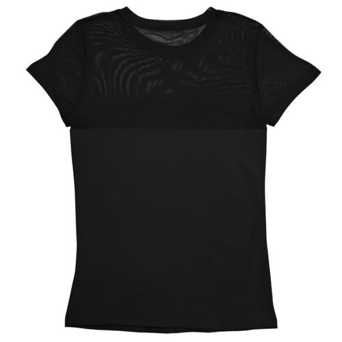 Camiseta sólida negra