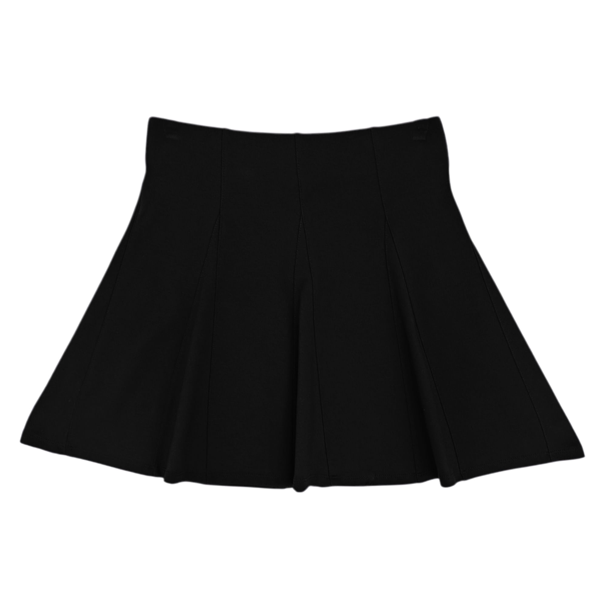 Falda negro plisada disco completa larga B