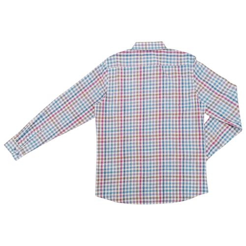 Camisa formal multicolor cuadriculada