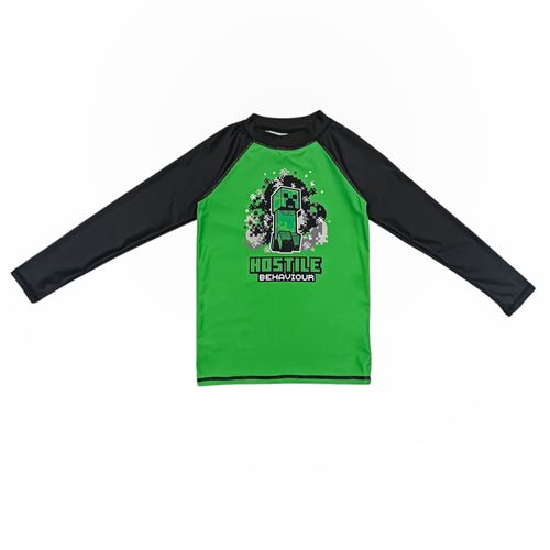 Camiseta verde estampada