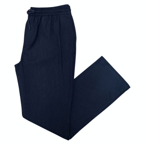 Pantalón azul rayado