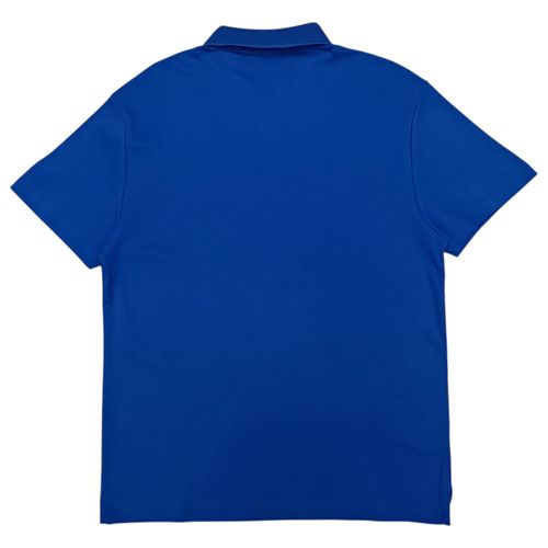 Camisa tipo Polo azul sólido