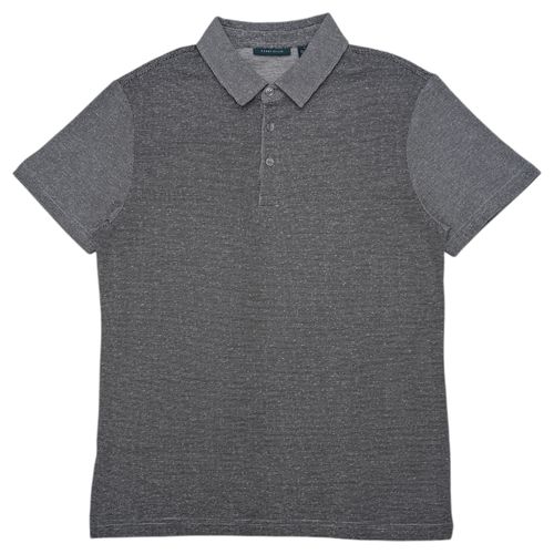 Camisa tipo polo gris sólida