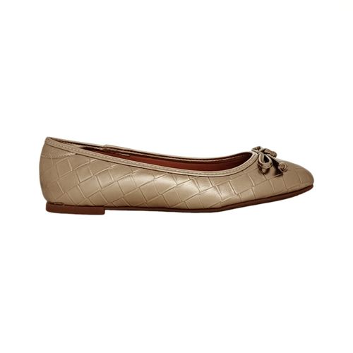 Flats bronces con textura