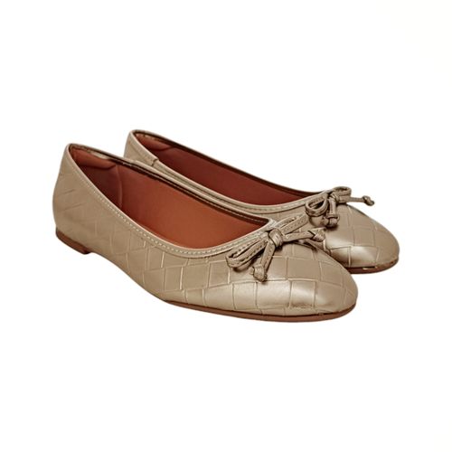 Flats bronces con textura