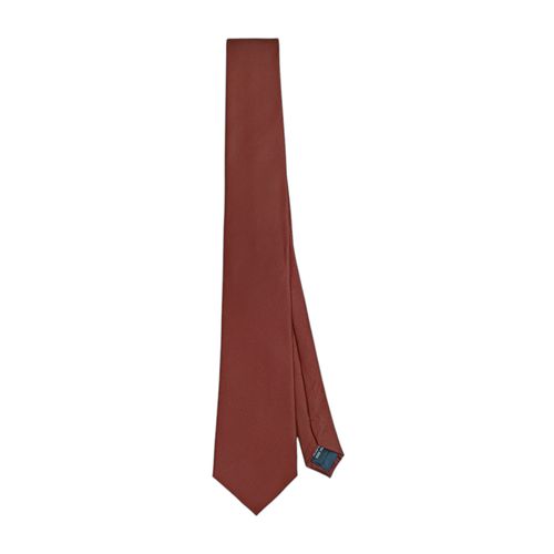 Corbata sólida terracota