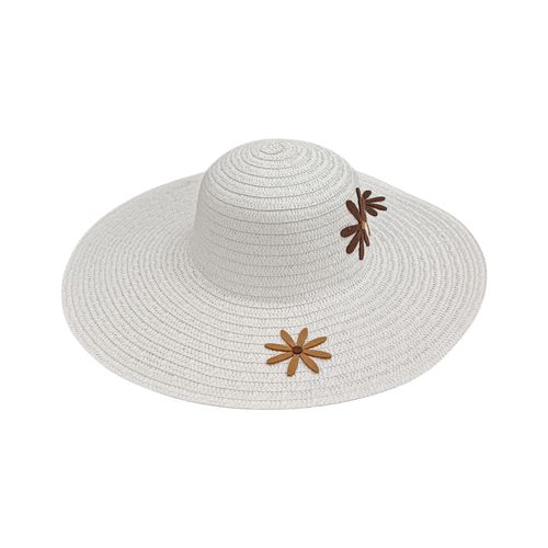 Sombrero playero blanco