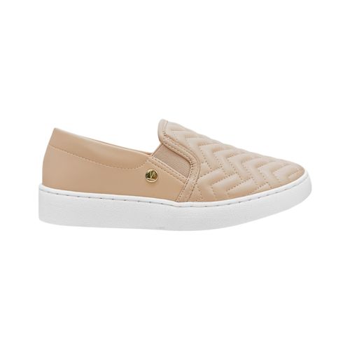 Mocasines casuales beige con textura