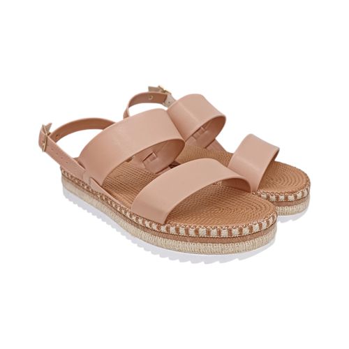 Sandalias de plataforma nude