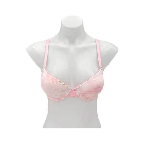 Brasier rosa estampado