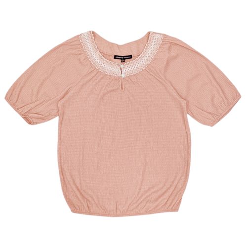 Blusa rosa con textura