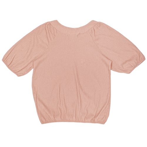 Blusa rosa con textura