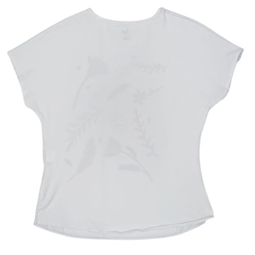 Blusa blanca estampada