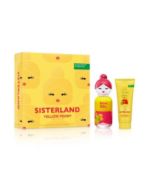 Set Sisterland Yellow Peony Eau de Toilette 80ml