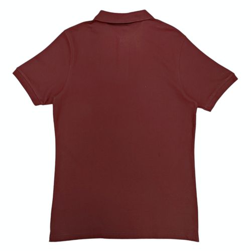 Camisa tipo polo vino sólido
