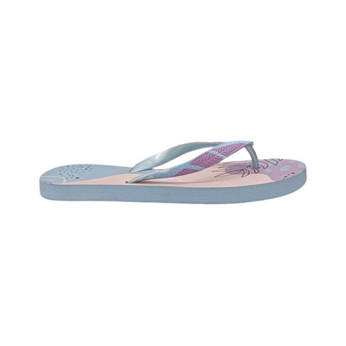 Sandalias multicolor estampada