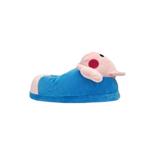 Pantuflas con textura afelpada