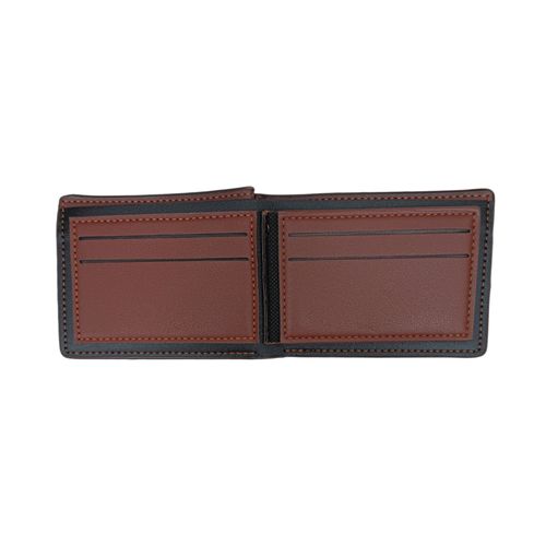 Billetera bifold caqui sólido