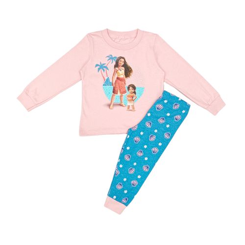 Pijama de pantalón bicolor estampado