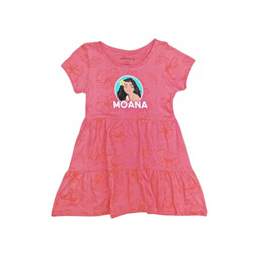 Vestido estampado rosa