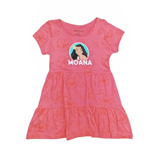 Vestido estampado rosa