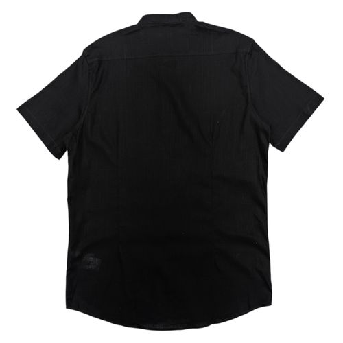Camisa negra sólido