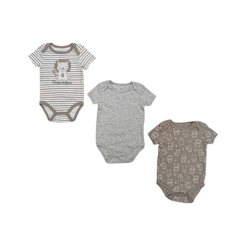 Set de 3 mamelucos estampados