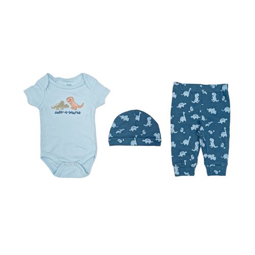 Conjunto celeste estampado