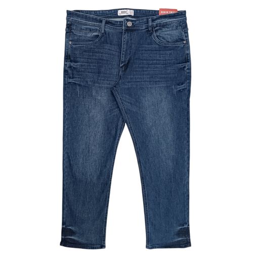 Straight jeans azul lavado