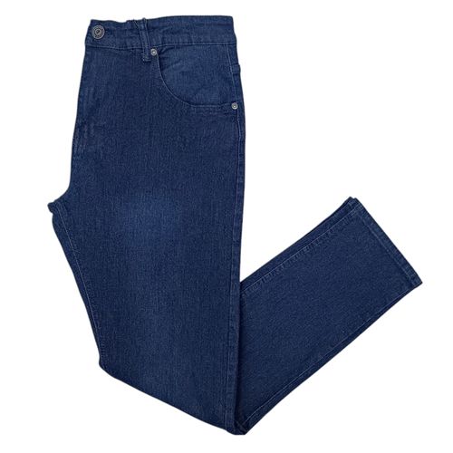Slim jeans azul sólido