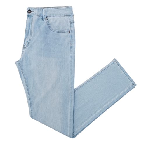Slim jeans celeste sólido