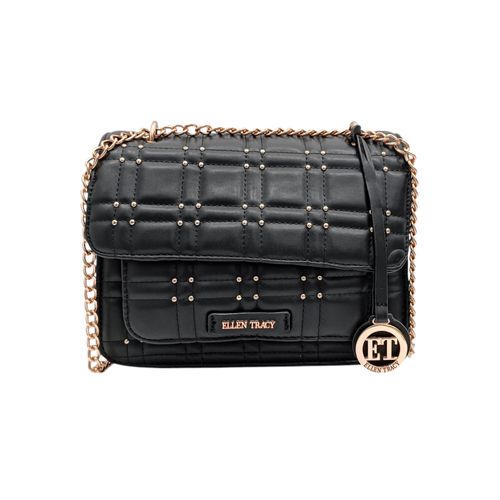 Crossbody negro con textura