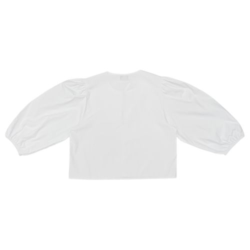 Blusa blanca sólida