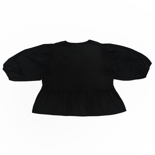 Blusa sólida negra